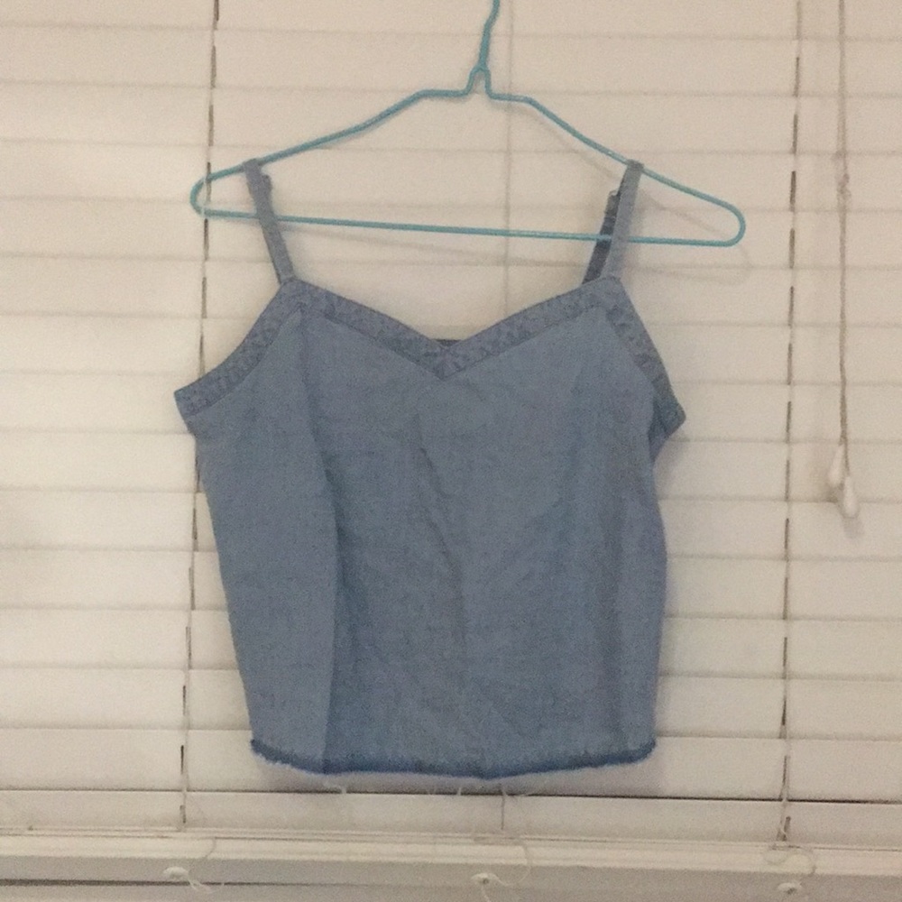 Blue tank top